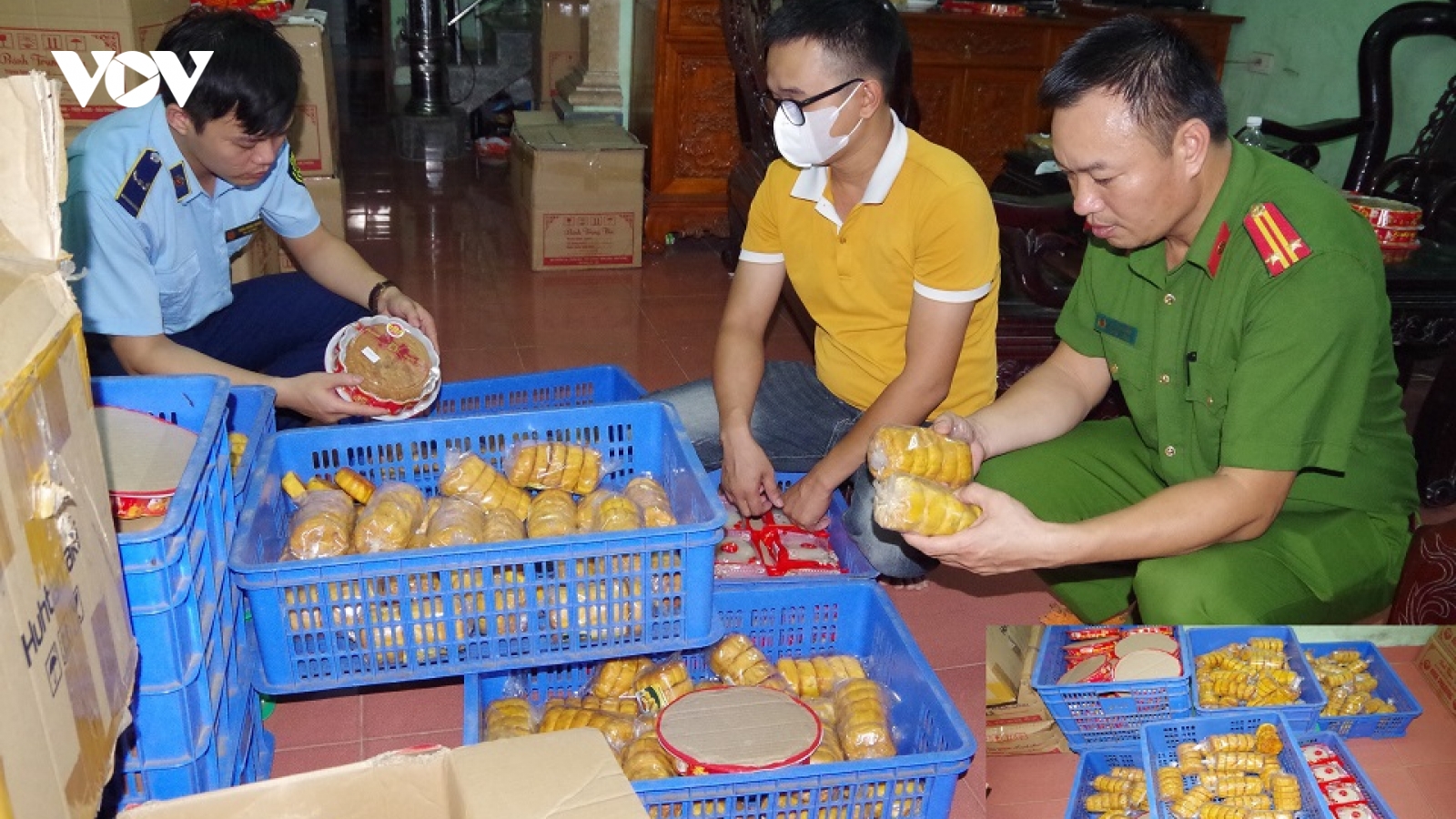 Phát hiện hơn 1.000 chiếc bánh trung thu không rõ nguồn gốc, xuất xứ