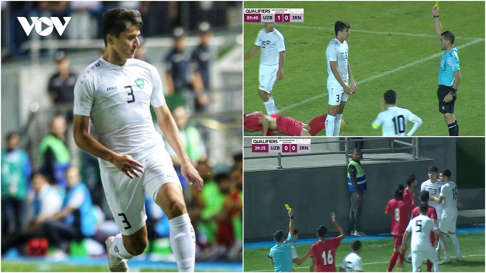 Hy hữu: Cầu thủ nhận 2 thẻ vàng vẫn đá hết trận ở vòng loại U23 châu Á 2024