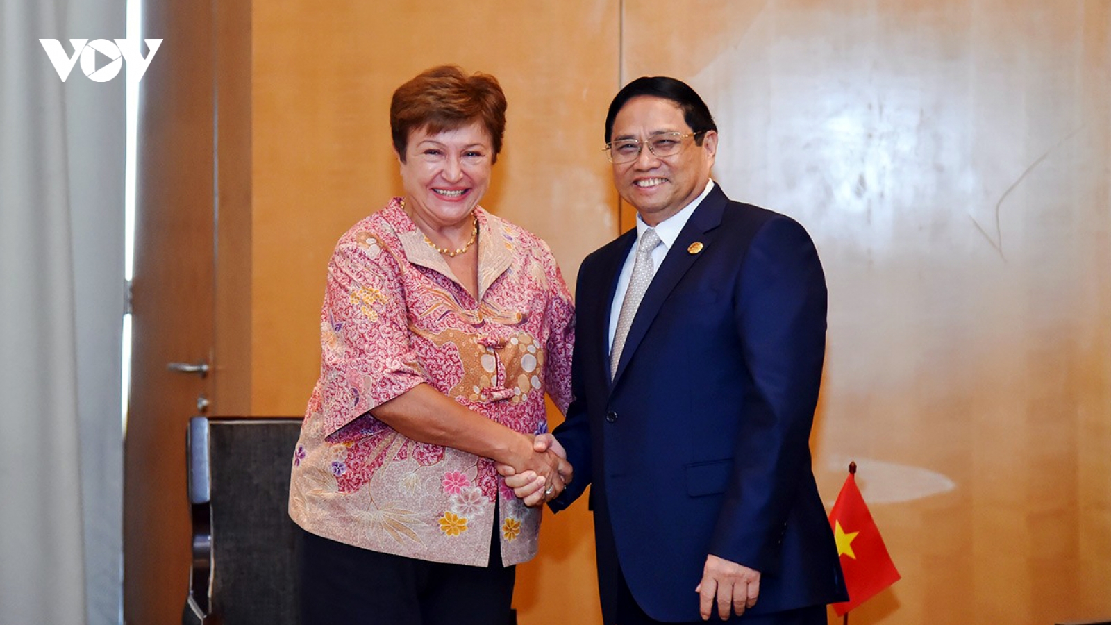 Thủ tướng Phạm Minh Chính tiếp Giám đốc điều hành IMF