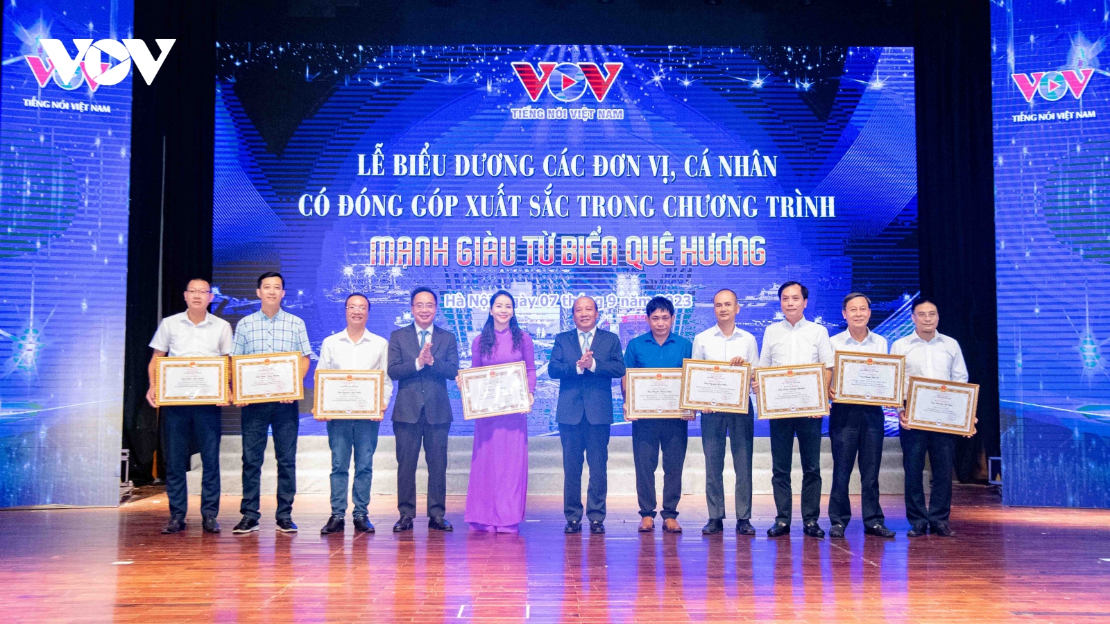 VOV kỷ niệm 78 năm thành lập, trao giải thưởng "Sao tháng 9 - Tiếng nói Việt Nam"