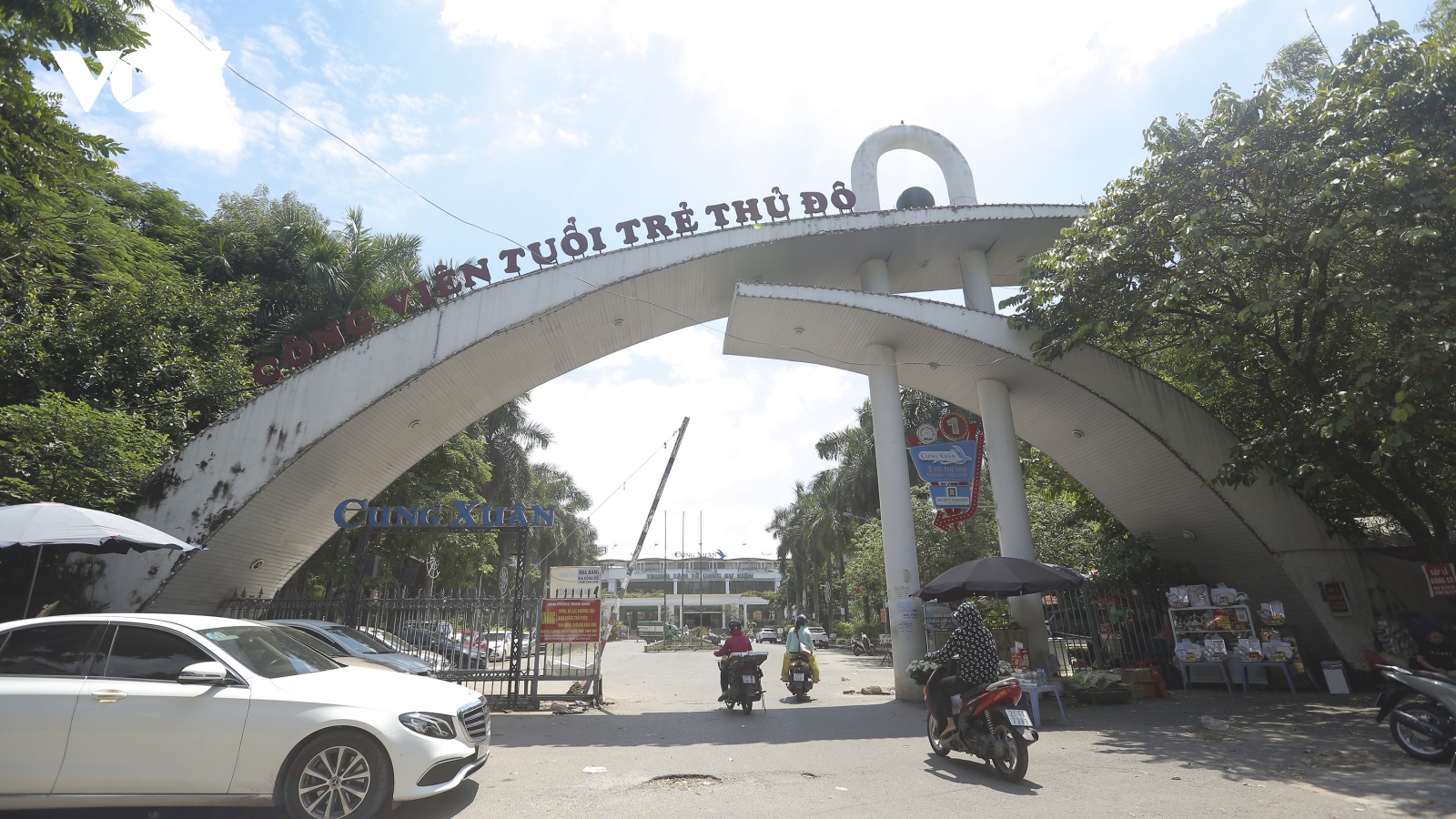 Hiện trạng công viên Tuổi trẻ Thủ đô sau khi tháo dỡ công trình sai phạm