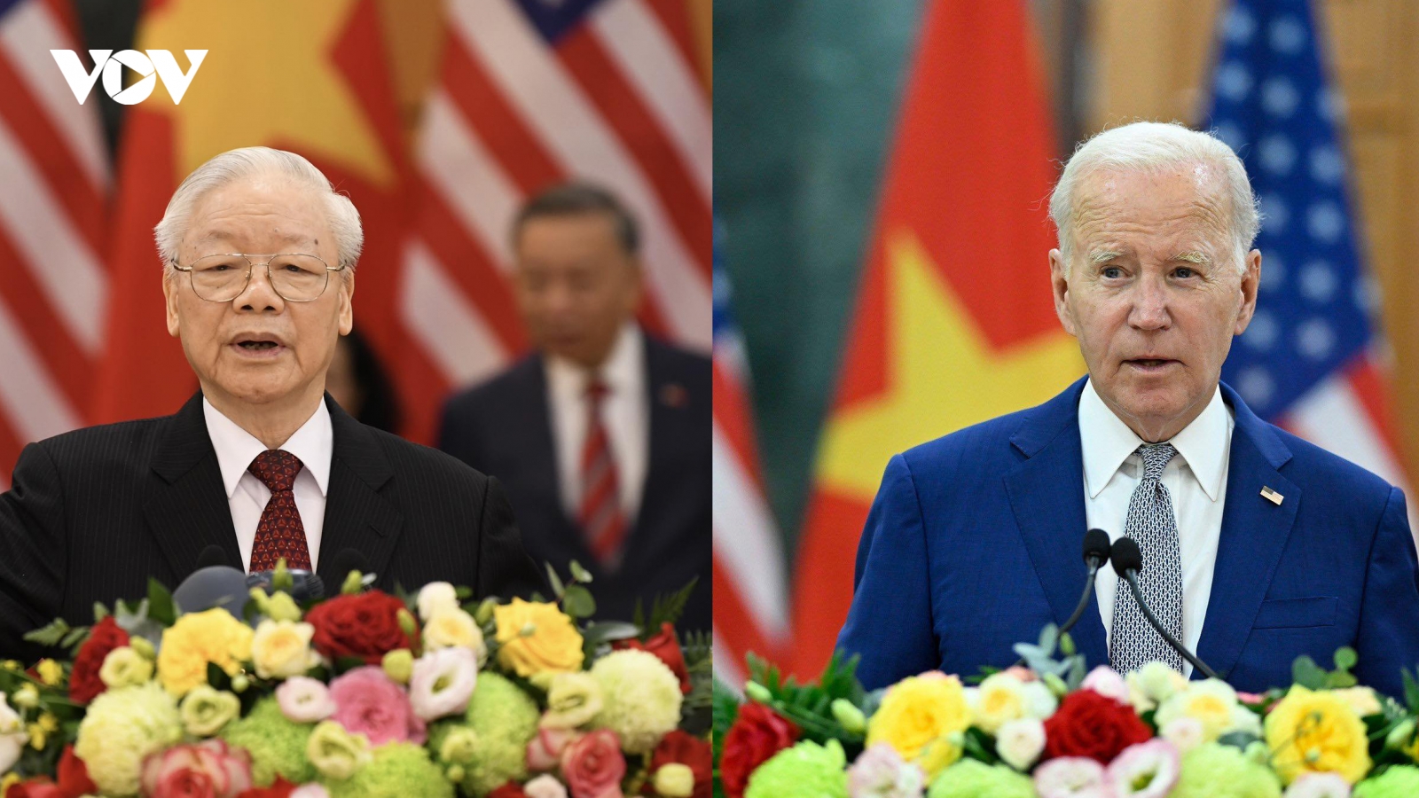 Toàn văn phát biểu của Tổng Bí thư Nguyễn Phú Trọng và Tổng thống Hoa Kỳ Joe Biden