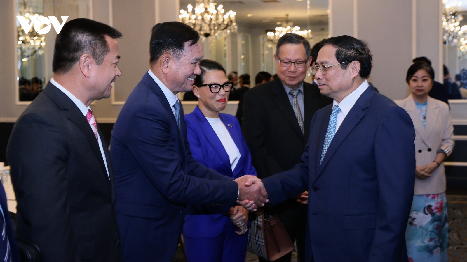 Thủ tướng gặp các doanh nghiệp Việt kiều tiêu biểu tại Hoa Kỳ