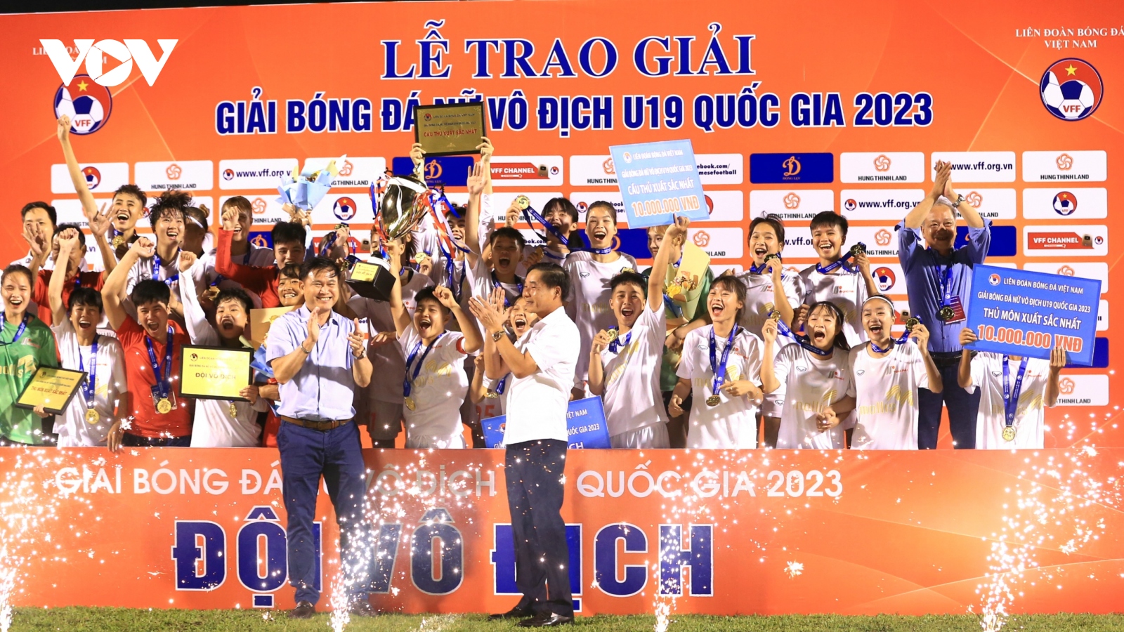 CLB Hà Nam vô địch giải bóng đá U19 nữ quốc gia 2023