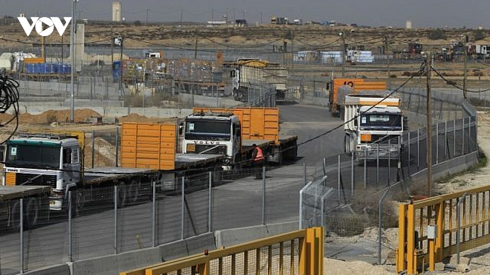Israel cho phép xuất khẩu hàng hóa thương mại trở lại từ Dải Gaza