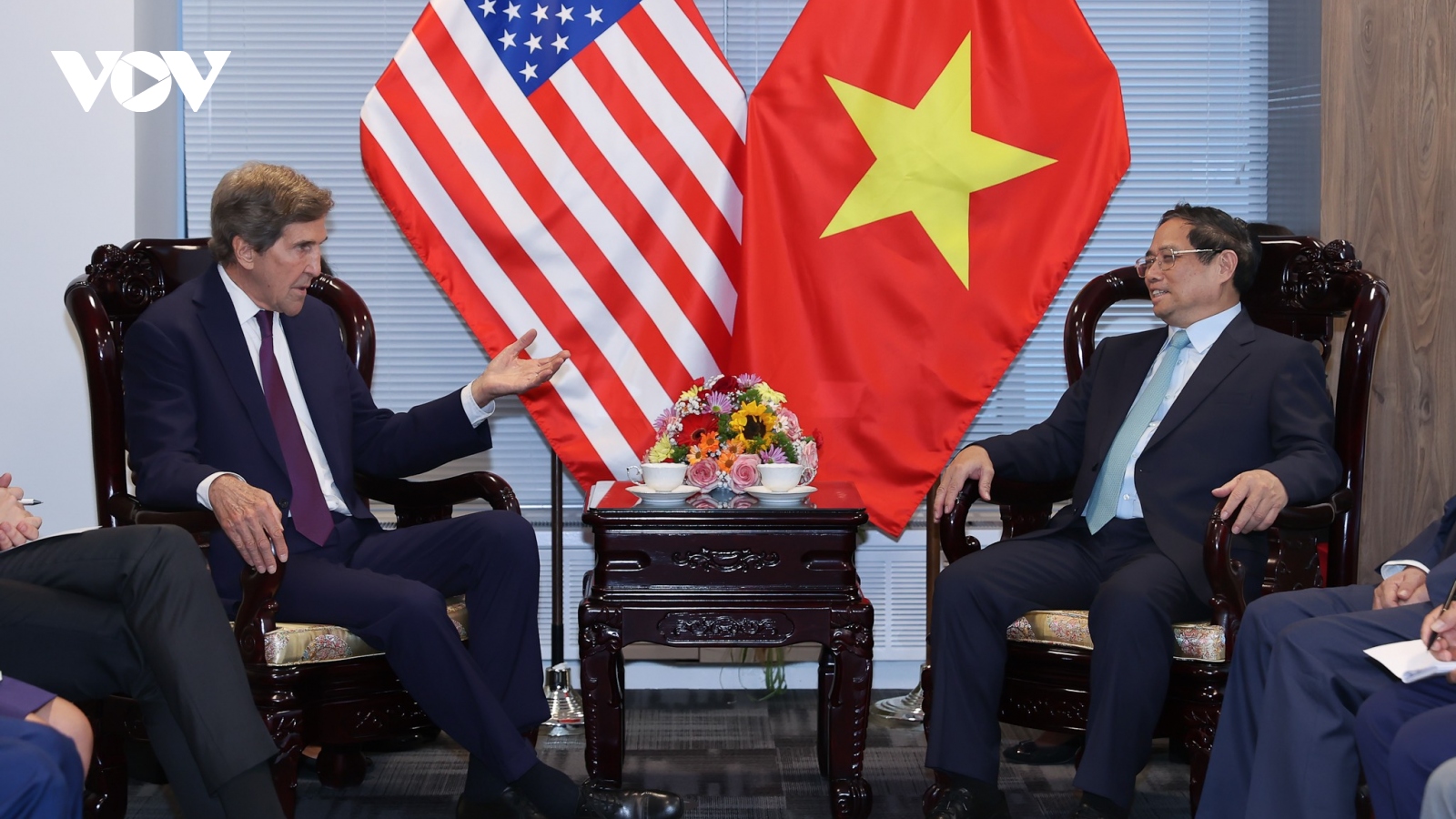 Thủ tướng Phạm Minh Chính tiếp Đặc phái viên của Tổng thống Hoa Kỳ về khí hậu