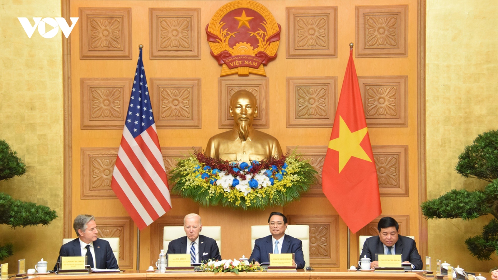 Thủ tướng Phạm Minh Chính và Tổng thống Joe Biden dự Hội nghị cấp cao Việt Nam-Hoa Kỳ