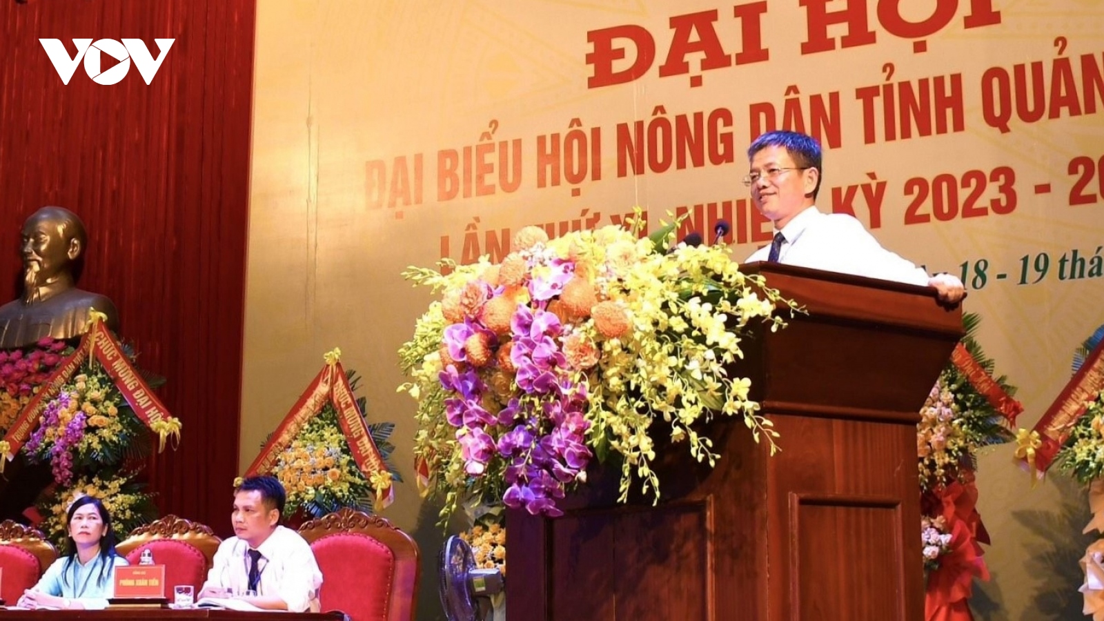 Ông Trần Tiến Sỹ tái đắc cử Chủ tịch Hội Nông dân tỉnh Quảng Bình