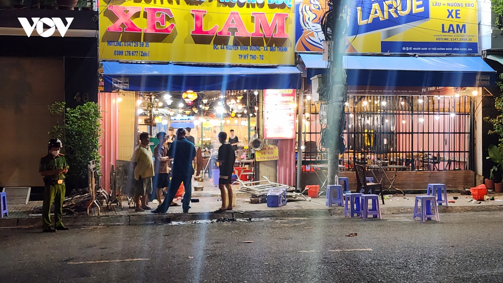 Khẩn trương điều tra vụ nổ súng trong đêm làm 2 người bị thương ở Tiền Giang