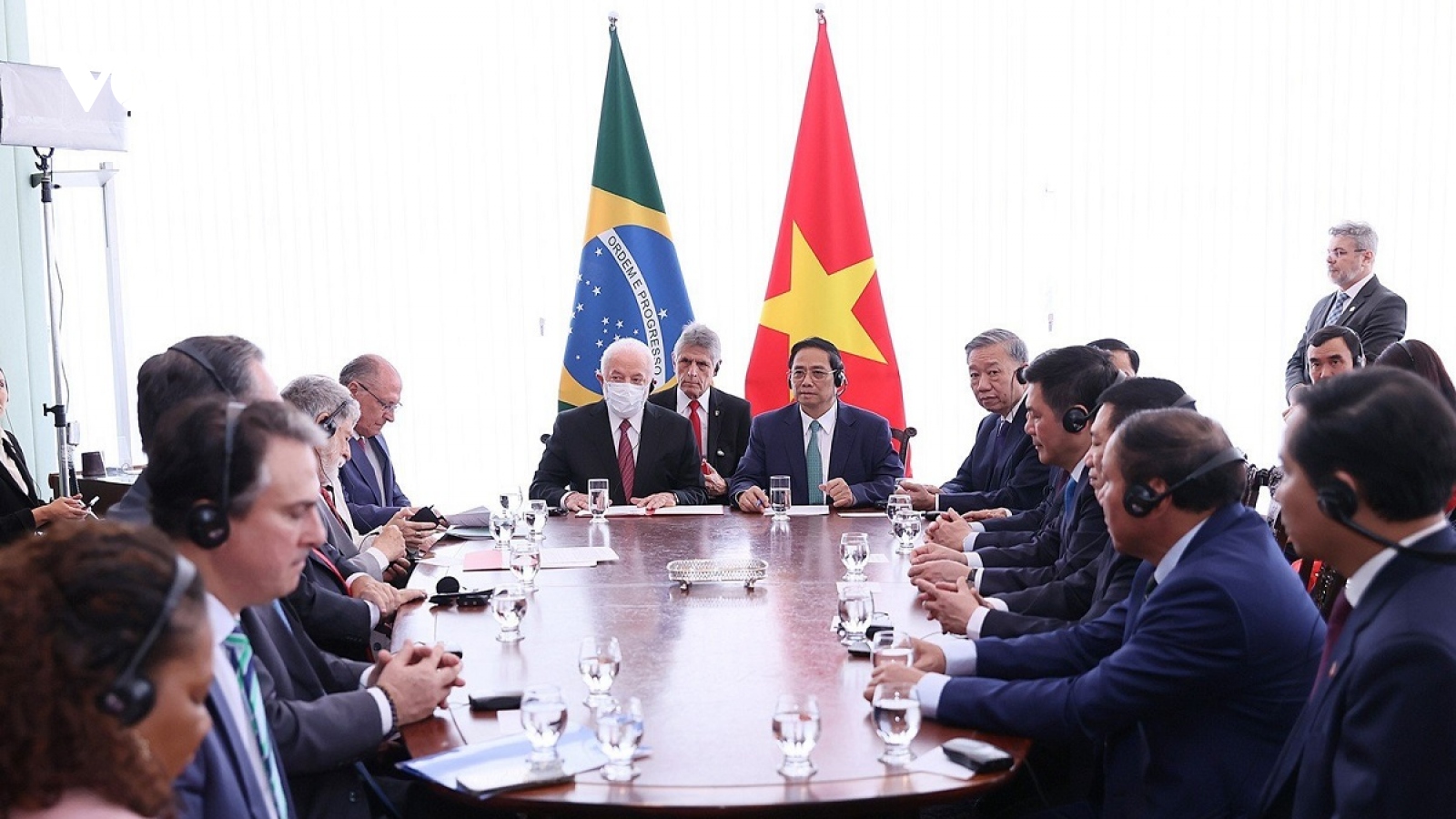 Thủ tướng Phạm Minh Chính hội đàm với Tổng thống Brazil Lula da Silva