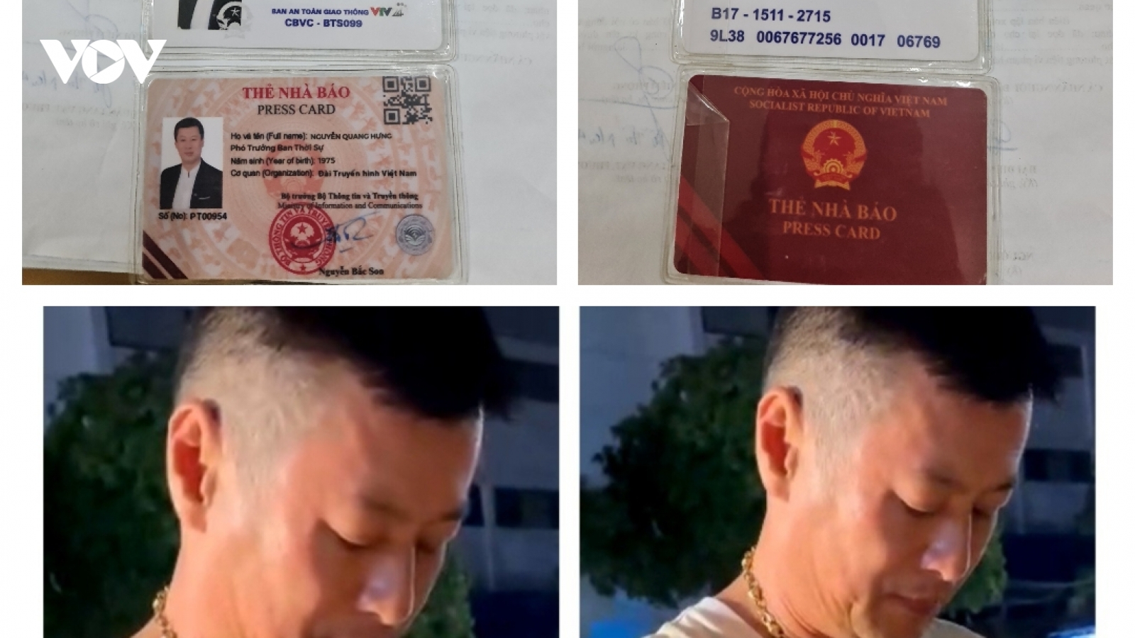 Vi phạm nồng độ cồn, người đàn ông xuất trình thẻ giả Phó trưởng Ban ở VTV