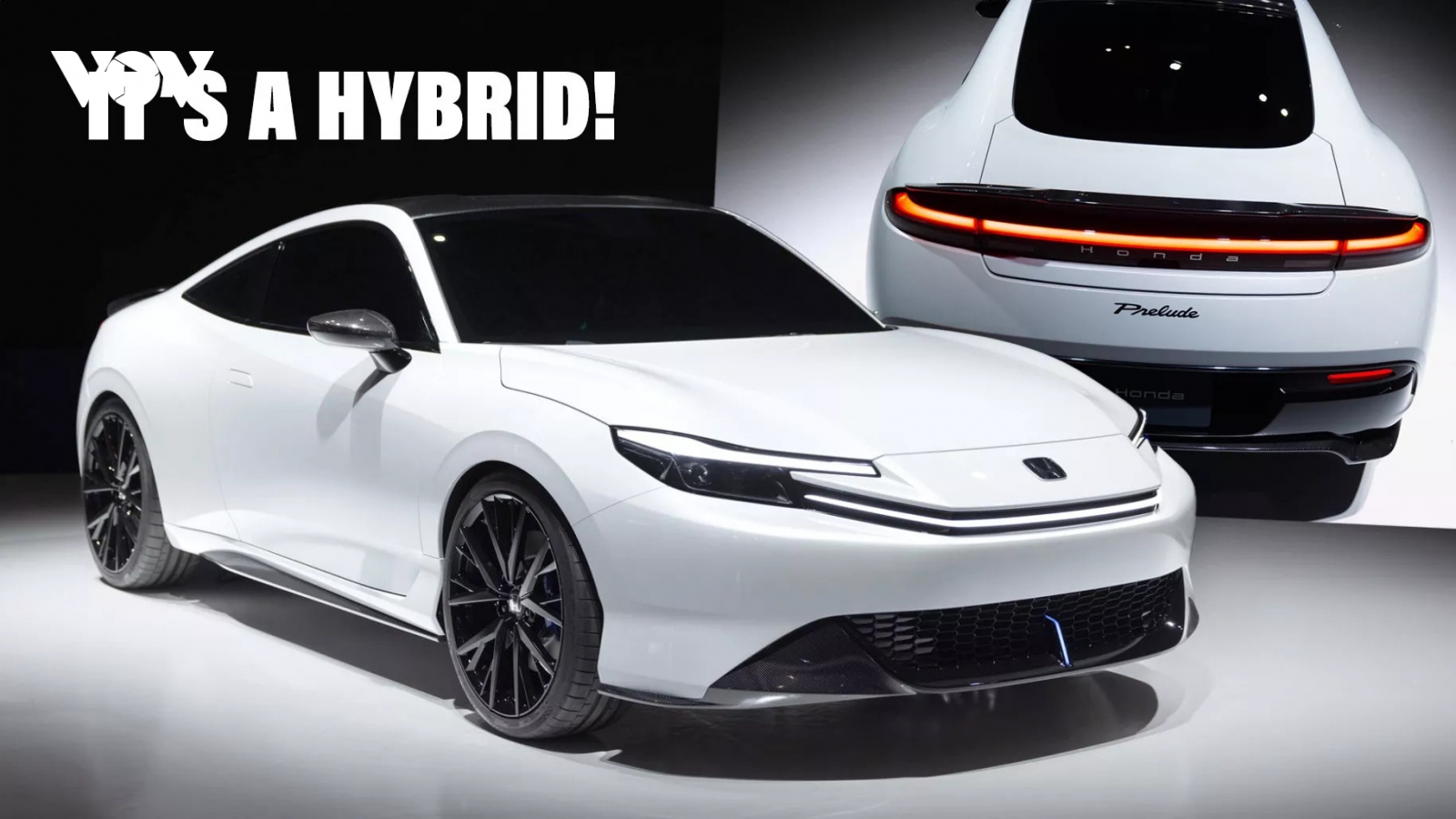 Honda Prelude ra mắt dưới dạng hybrid coupe