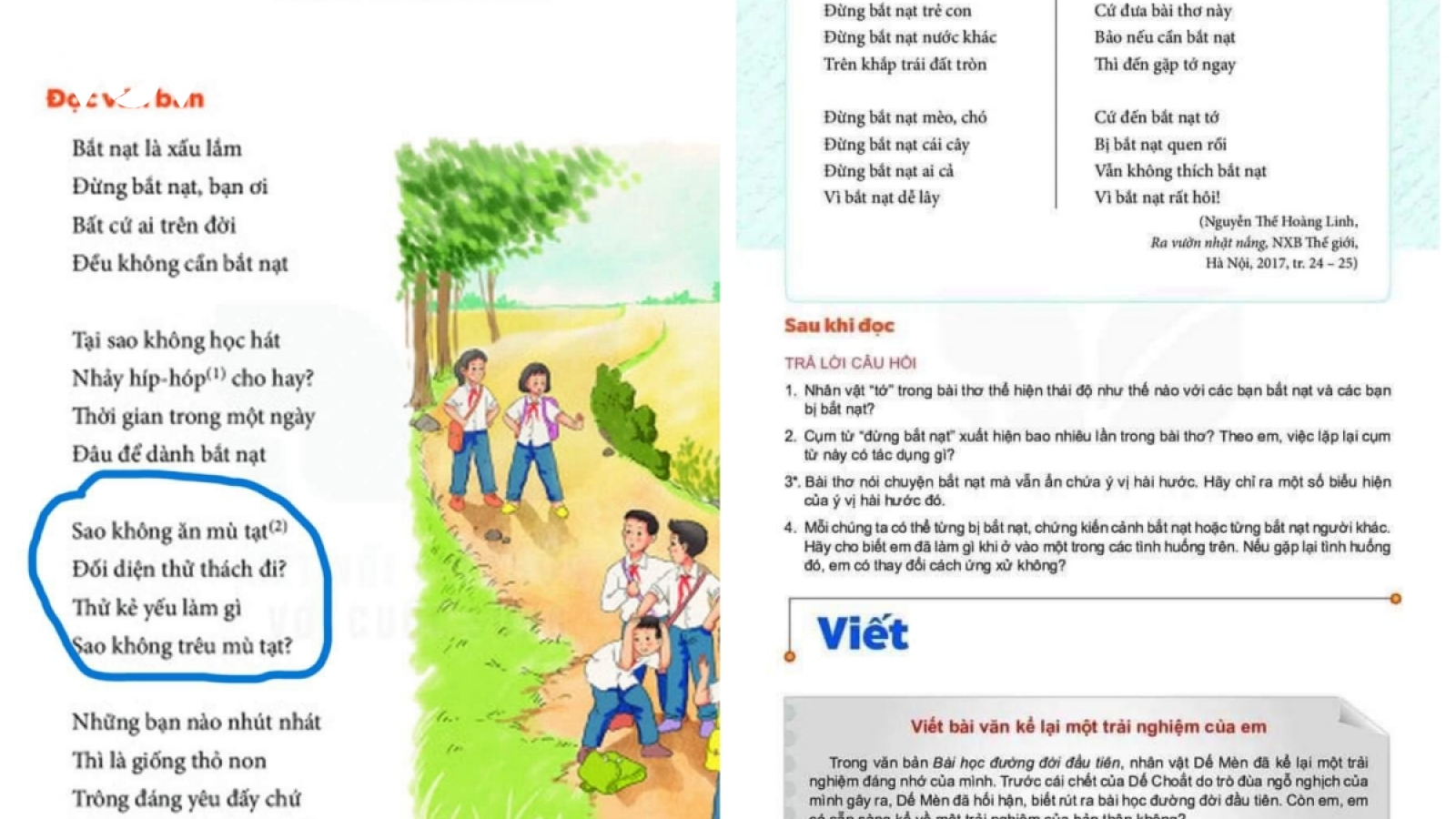 Tác giả bài thơ Bắt nạt: "Không quá tha thiết tác phẩm vào sách giáo khoa"