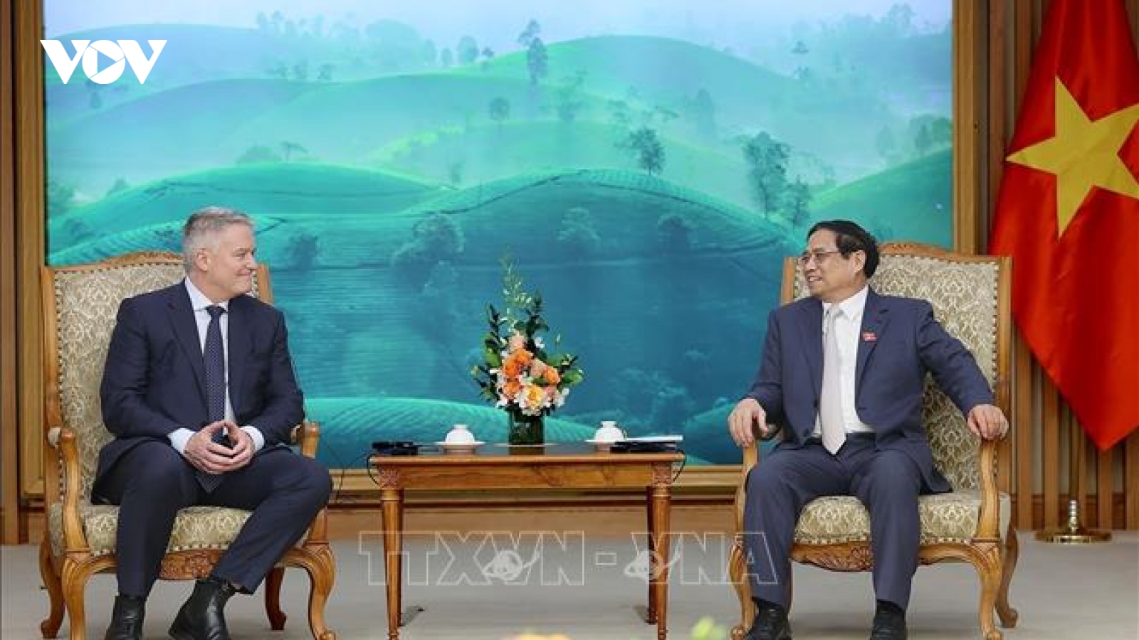 Thủ tướng tiếp Tổng Thư ký Tổ chức hợp tác và phát triển kinh tế Mathias Cormann