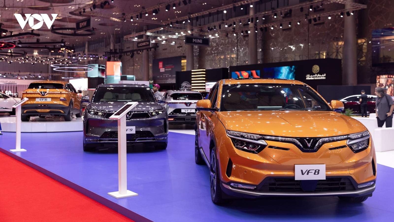 Vinfast giới thiệu 4 mẫu ô tô điện ở Geneva International Motor Show Qatar 2023