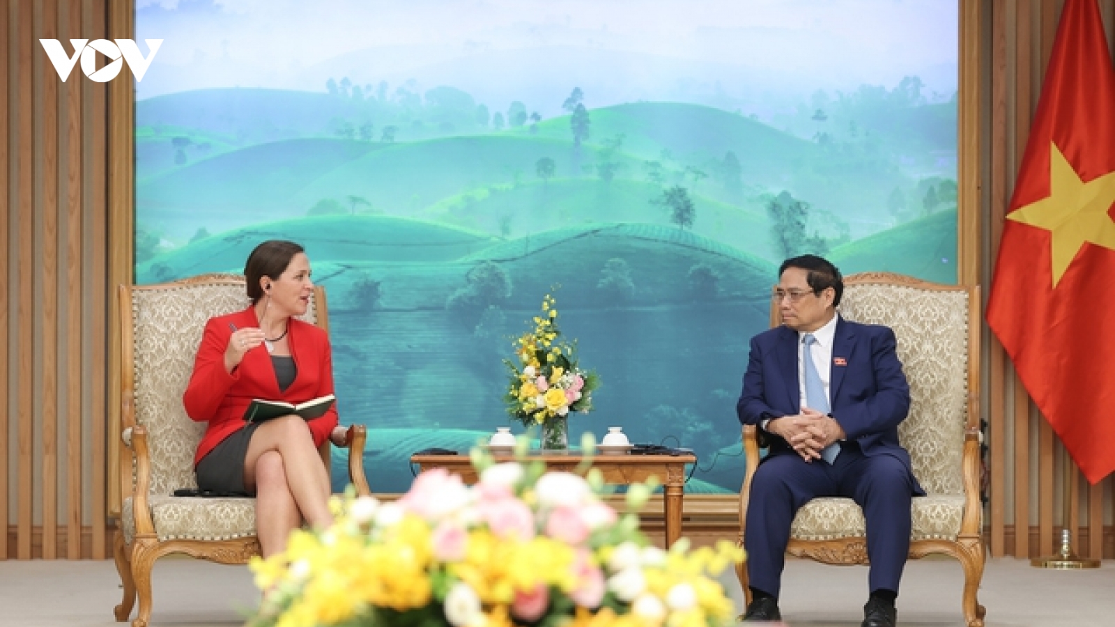Thủ tướng đề nghị Hoa Kỳ tiếp tục mở cửa thị trường với hàng hóa Việt Nam