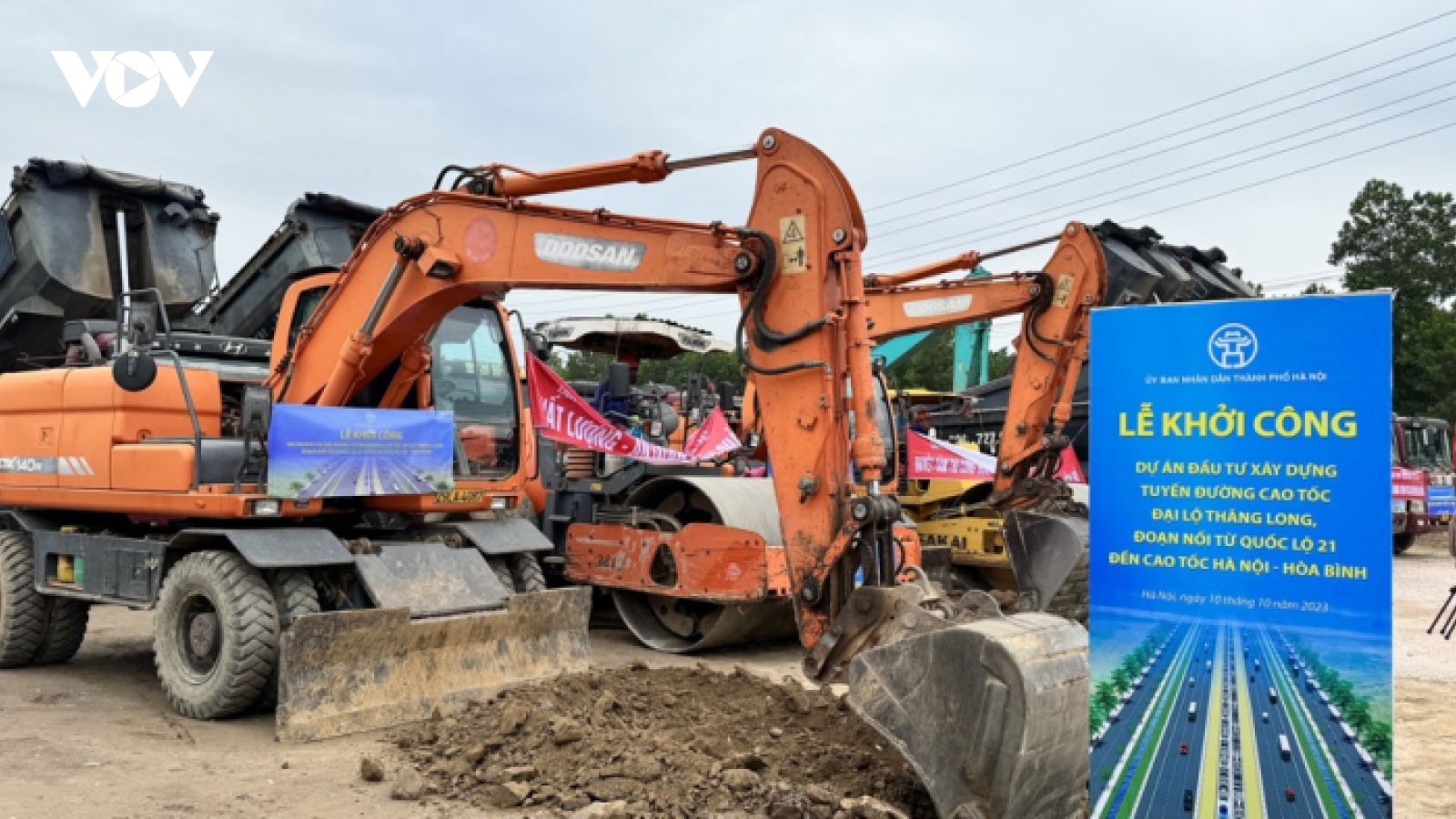 Khởi công tuyến đường nối cao tốc Đại lộ Thăng Long đến cao tốc Hòa Lạc-Hòa Bình