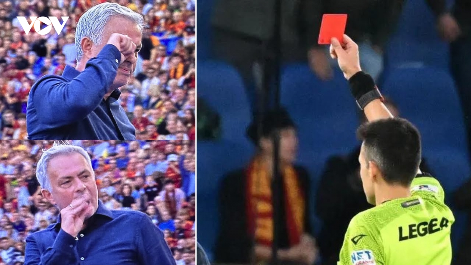 Mourinho nhận thẻ đỏ hy hữu vì chế nhạo đối thủ