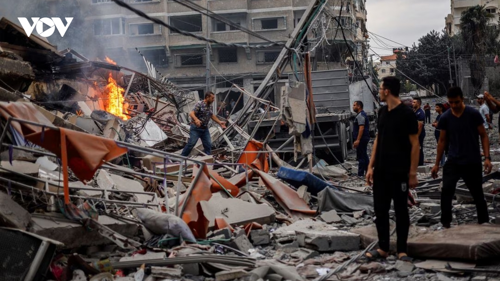 Mỹ cùng 5 đồng minh ra tuyên bố chung về xung đột Israel-Hamas