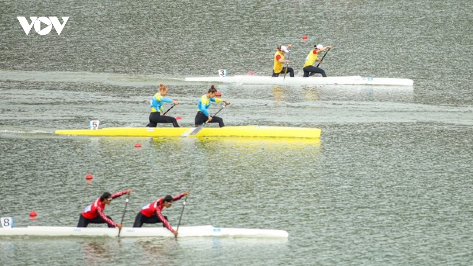 Kém 0.4 giây, đội tuyển canoeing Việt Nam hụt huy chương tại ASIAD 19