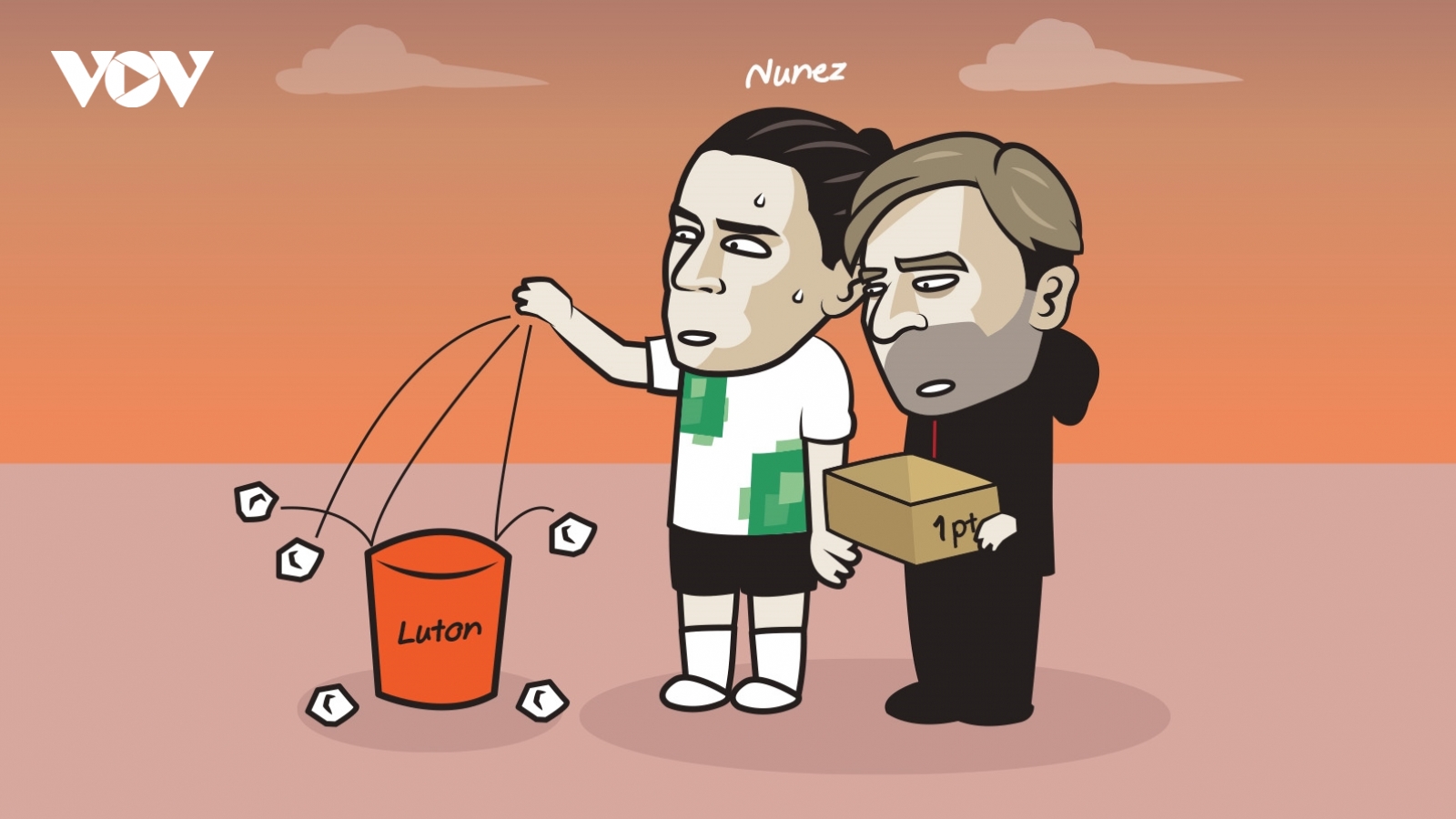 Biếm họa 24h: Darwin Nunez "tấu hài" khiến Liverpool nhận cái kết "đắng lòng"