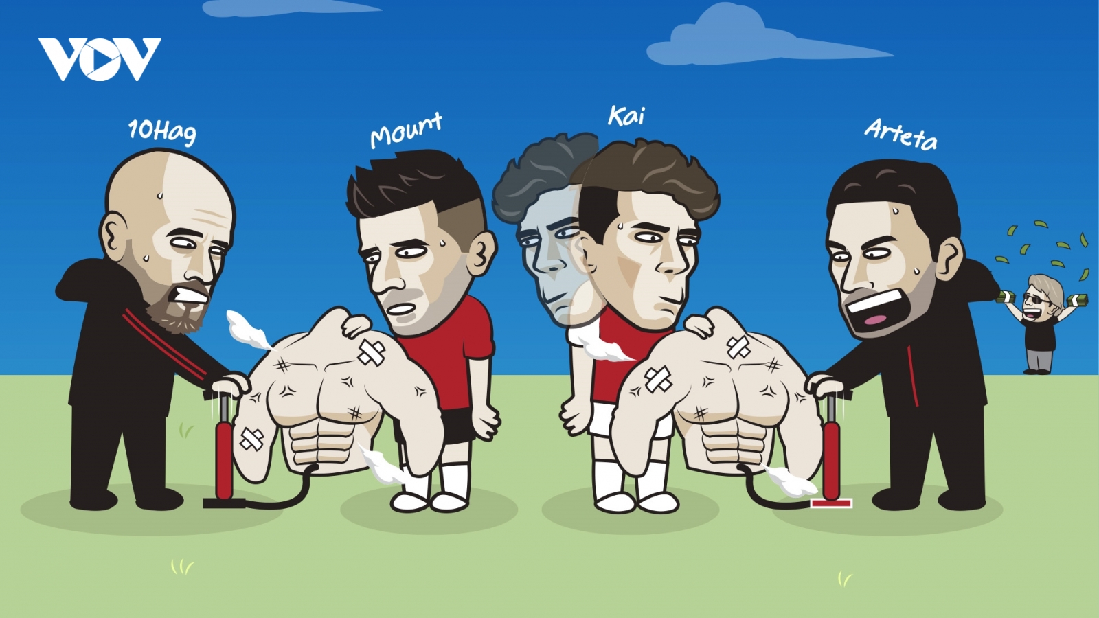 Biếm hoạ 24h: MU và Arsenal nhận "cú lừa" từ Chelsea
