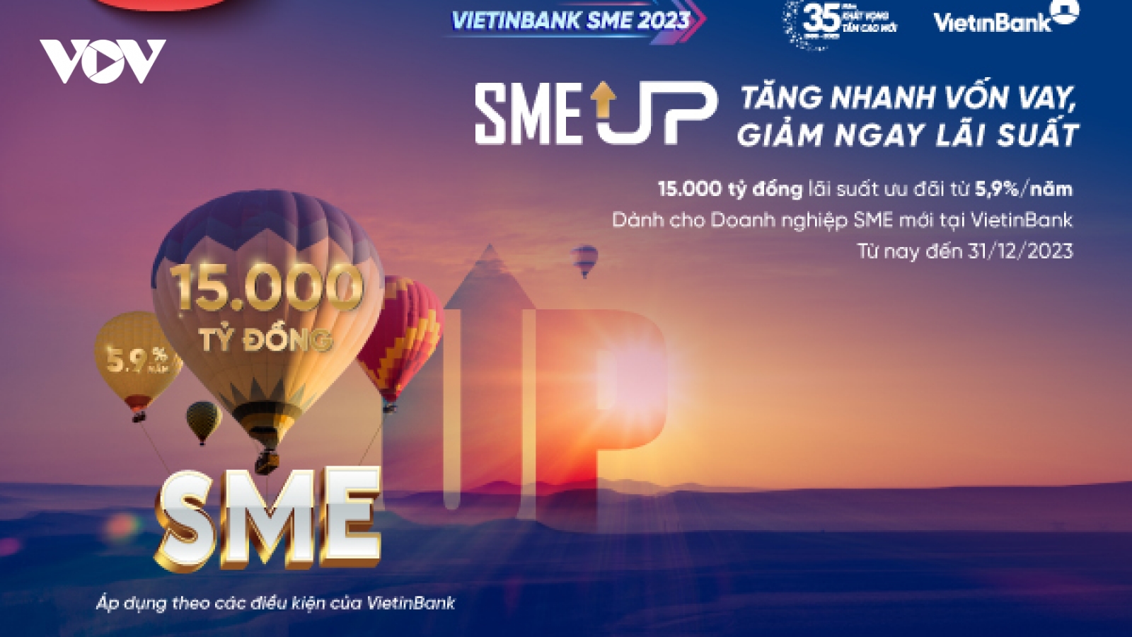 VietinBank tiếp tục giảm lãi suất cho vay DN vừa và nhỏ, chỉ từ 5,9%/năm