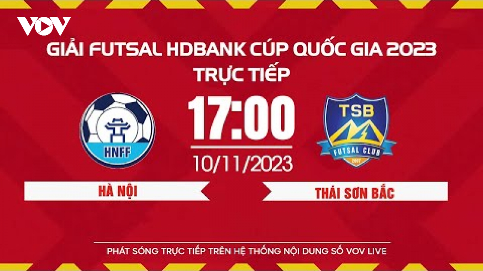 Xem trực tiếp Hà Nội vs Thái Sơn Bắc - Giải Futsal HDBank Cúp Quốc gia 2023
