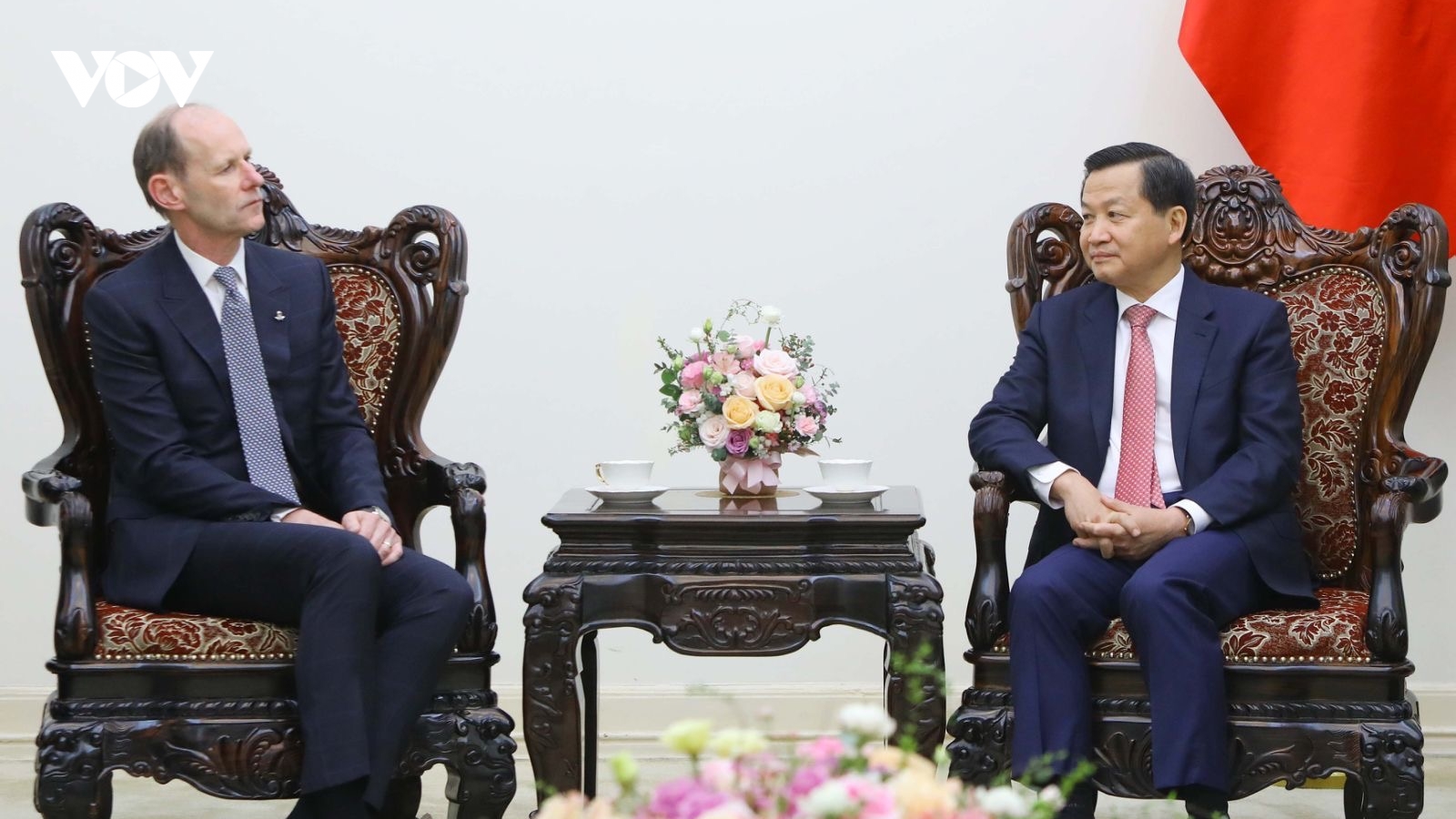 Phó Thủ tướng Lê Minh Khái tiếp Tổng Giám đốc Tập đoàn ANZ
