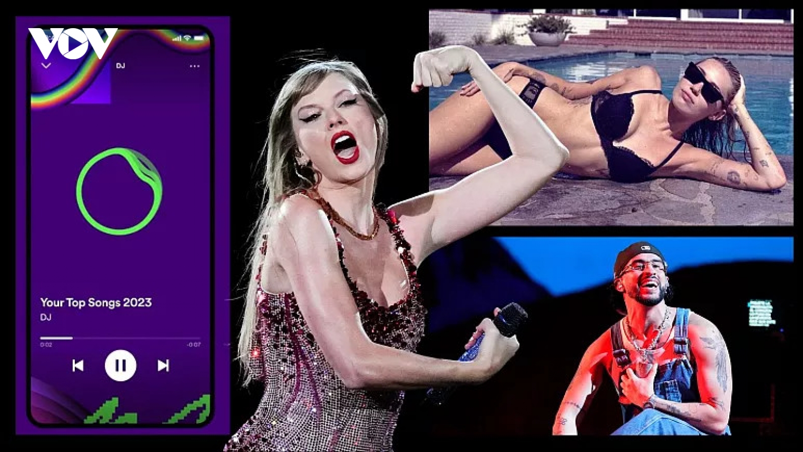 Spotify tiết lộ danh sách nghệ sĩ và bài hát được phát trực tuyến nhiều nhất năm 2023