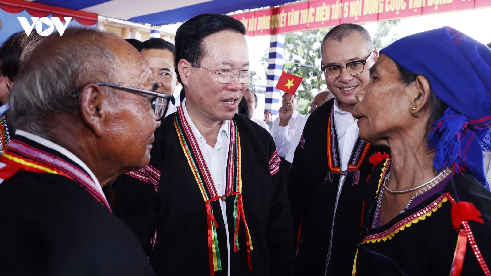 Chủ tịch nước Võ Văn Thưởng dự Ngày hội Đại đoàn kết toàn dân tộc tại Phú Yên