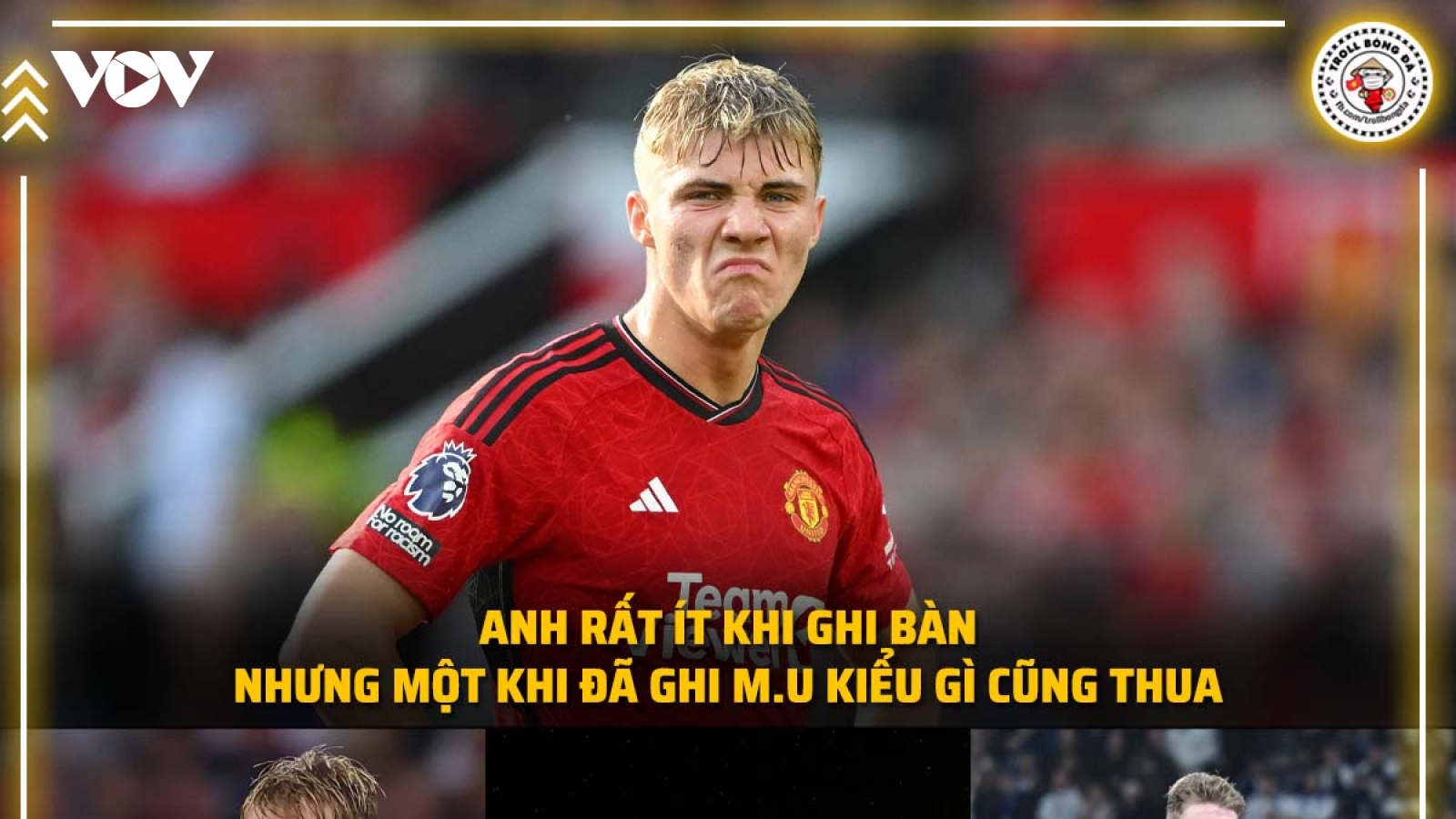 Biếm họa 24h: Hojlund ghi bàn là... điềm không lành với MU