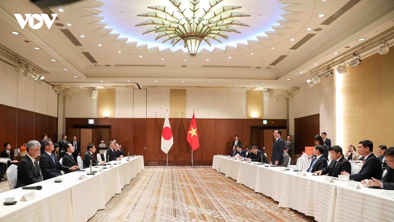 Chủ tịch nước tiếp Thống đốc tỉnh Fukuoka và Lãnh đạo một số địa phương