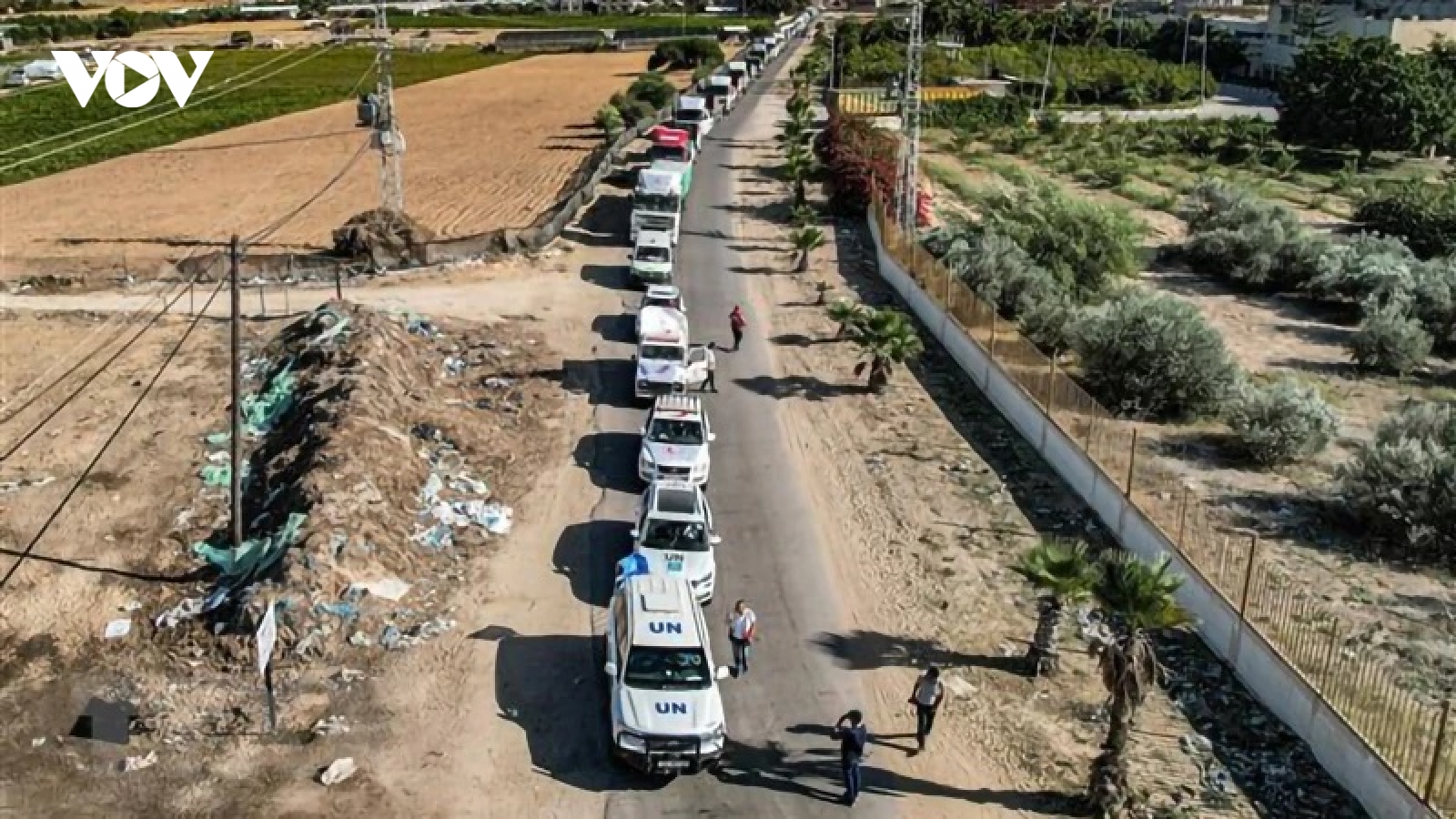 Thêm 155 chuyến hàng cứu trợ nhân đạo vào Gaza