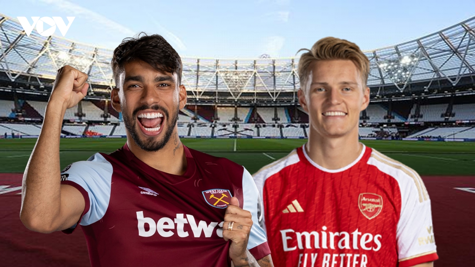 Dự đoán tỷ số, đội hình xuất phát trận West Ham – Arsenal