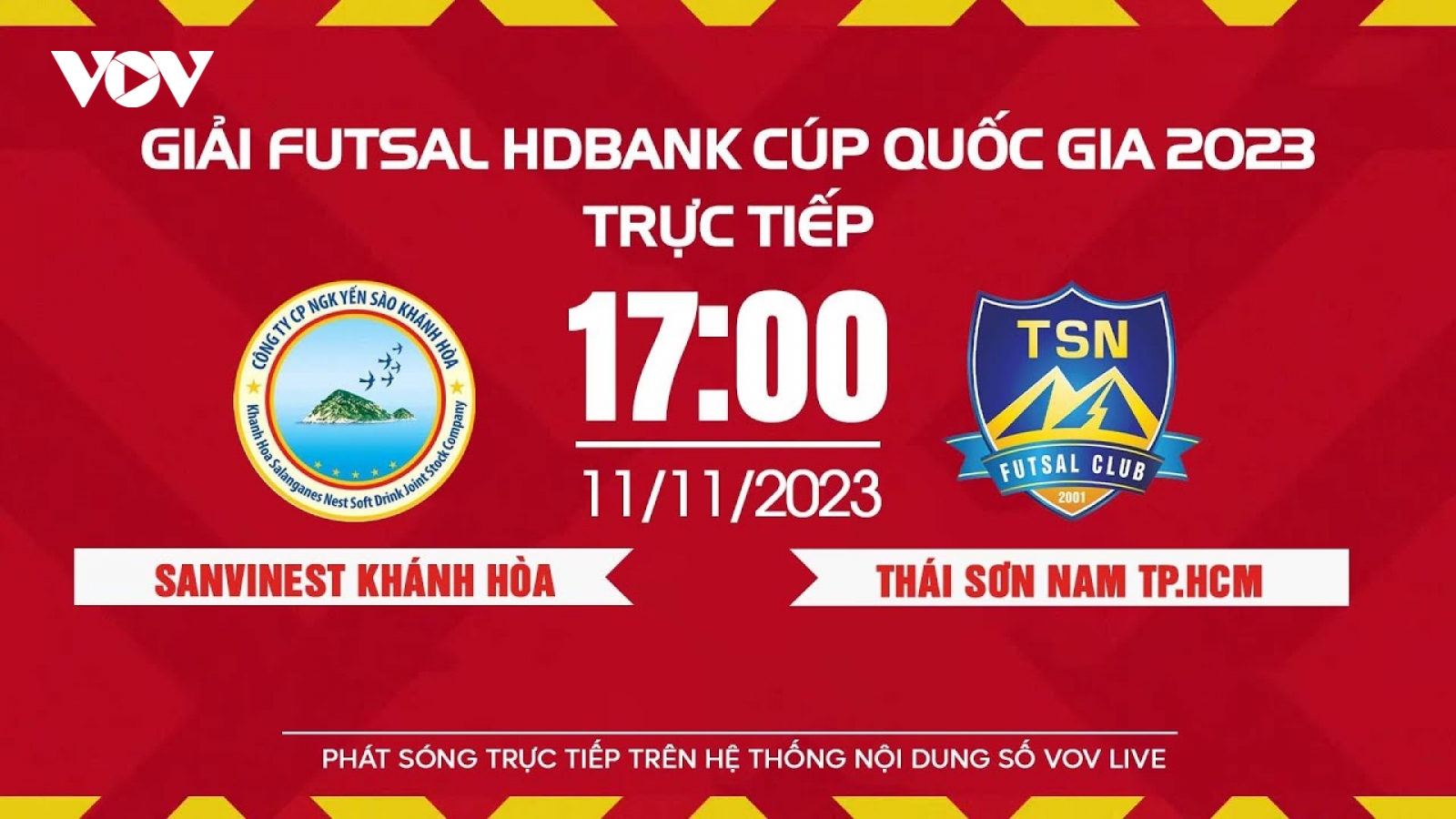 Xem trực tiếp Khánh Hoà vs Thái Sơn Nam - Giải Futsal HDBank Cúp Quốc gia 2023