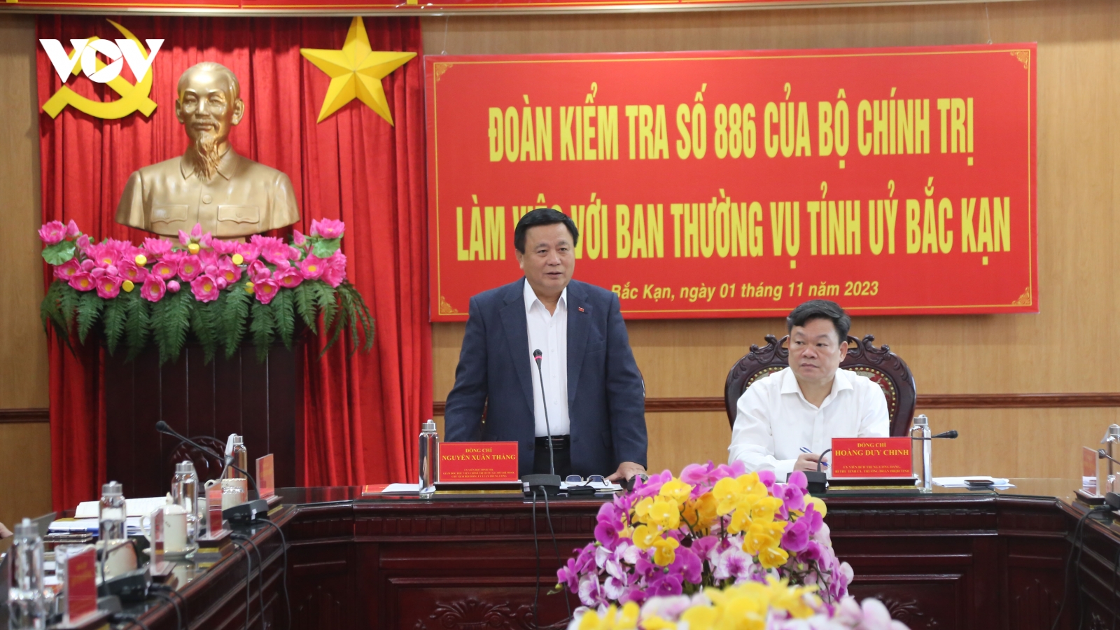 Ông Nguyễn Xuân Thắng làm việc với Ban Thường vụ Tỉnh ủy Bắc Kạn