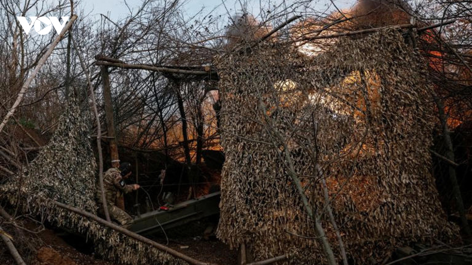 Lực lượng Ukraine tại Donetsk đối mặt với các đợt pháo kích dữ dội của Nga