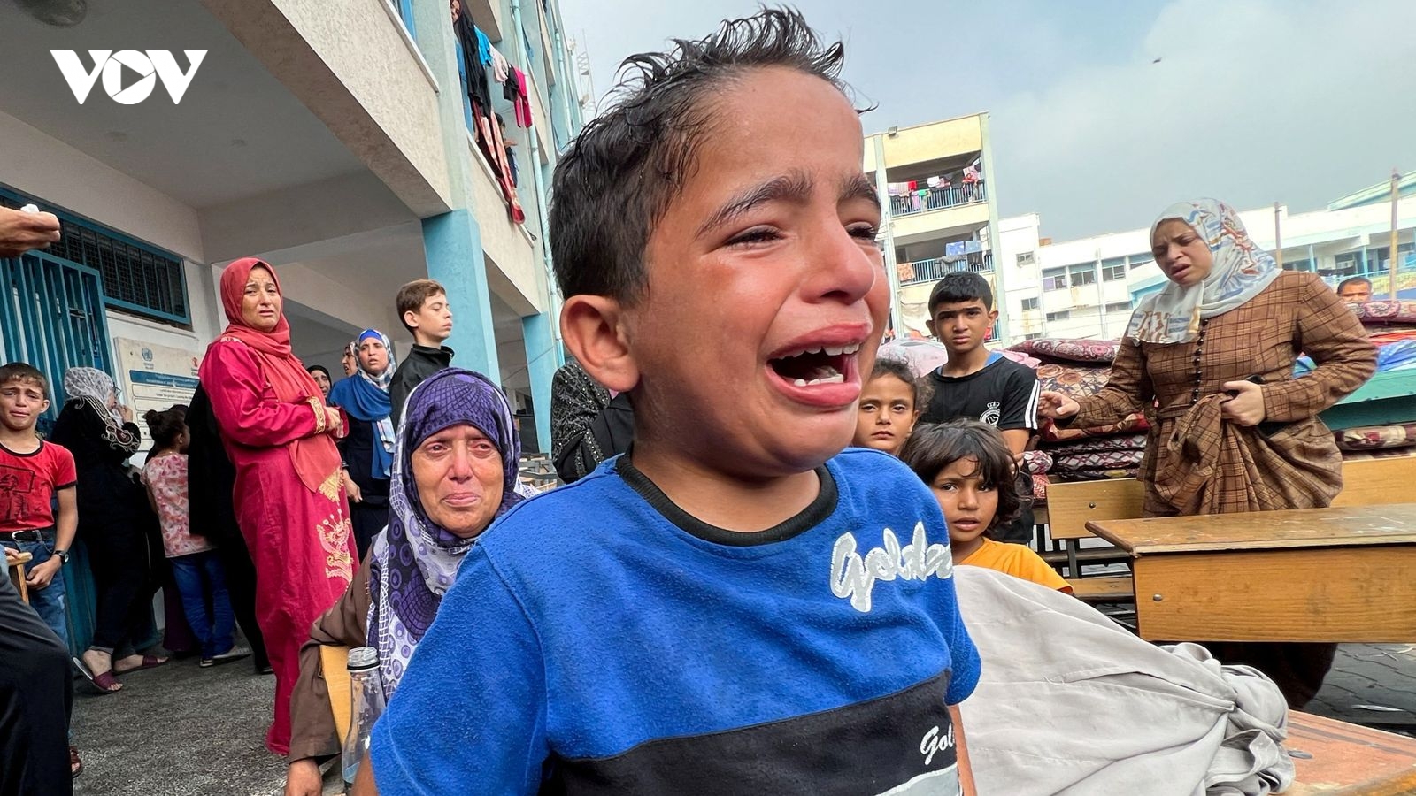 Israel không kích trúng trường học của Liên Hợp Quốc tại Gaza