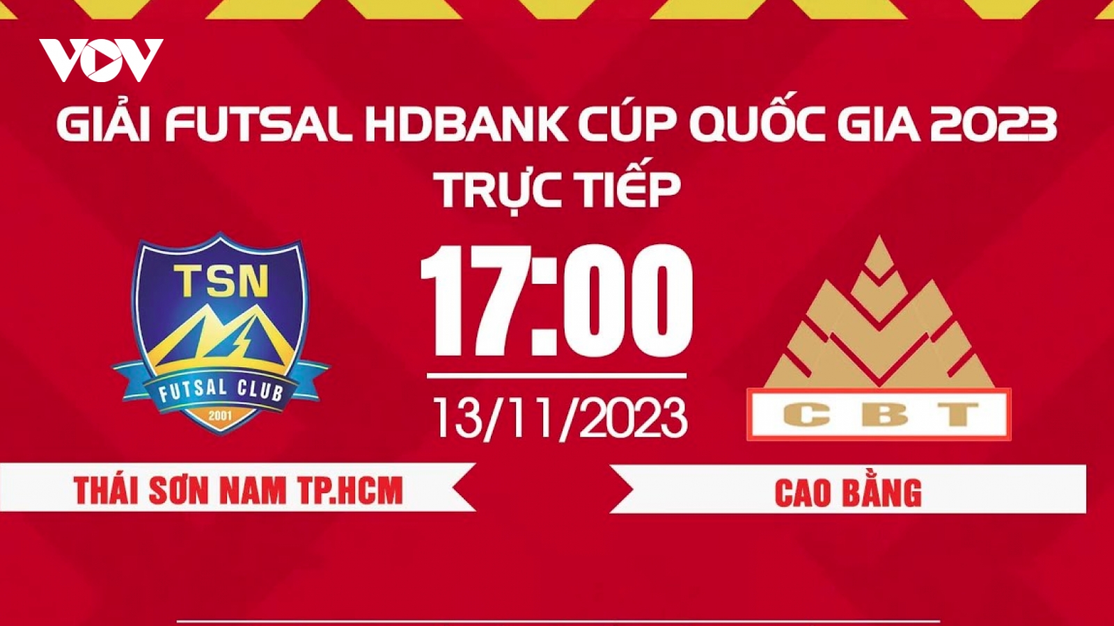 Xem trực tiếp Thái Sơn Nam vs Cao Bằng - Giải Futsal HDBank Cúp Quốc gia 2023