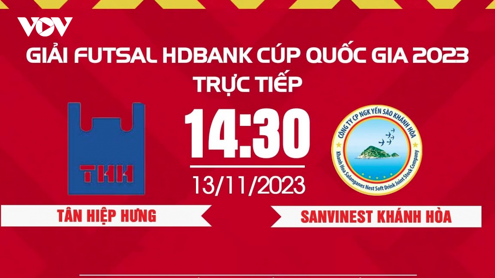 Xem trực tiếp Tân Hiệp Hưng vs Khánh Hòa - Giải Futsal HDBank Cúp Quốc gia 2023