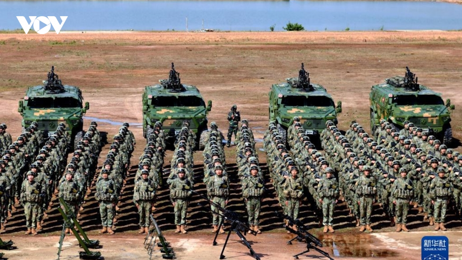 Trung Quốc tập trận ở khu vực biên giới với Myanmar