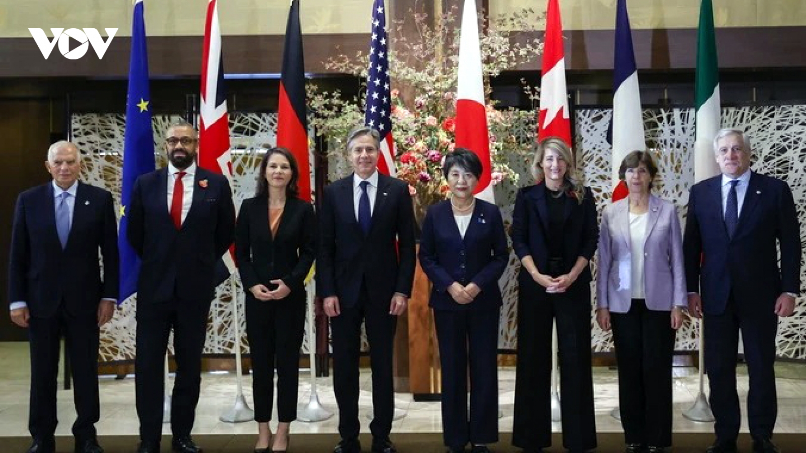Ngoại trưởng các nước G7 kêu gọi phóng thích toàn bộ con tin ở Gaza