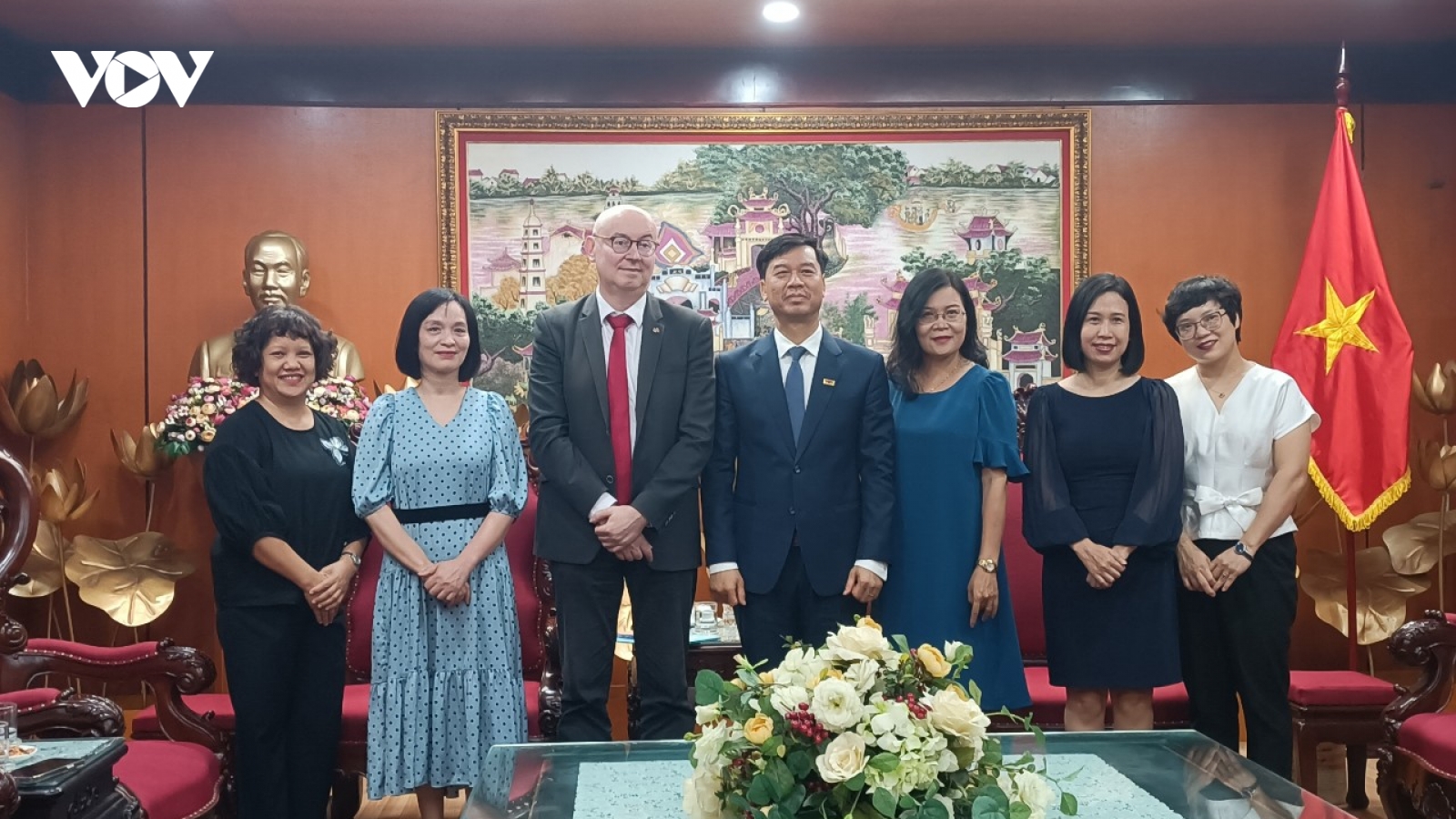 Thúc đẩy hợp tác giữa VOV và Phái đoàn Walonie- Bruxelles