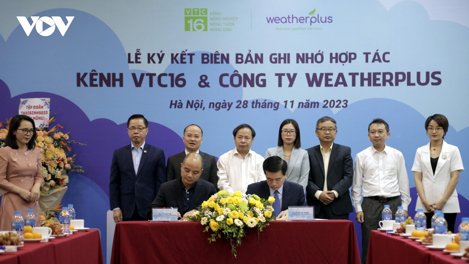 VTC16 hợp tác với Weather Plus cung cấp thông tin thời tiết chuyên sâu