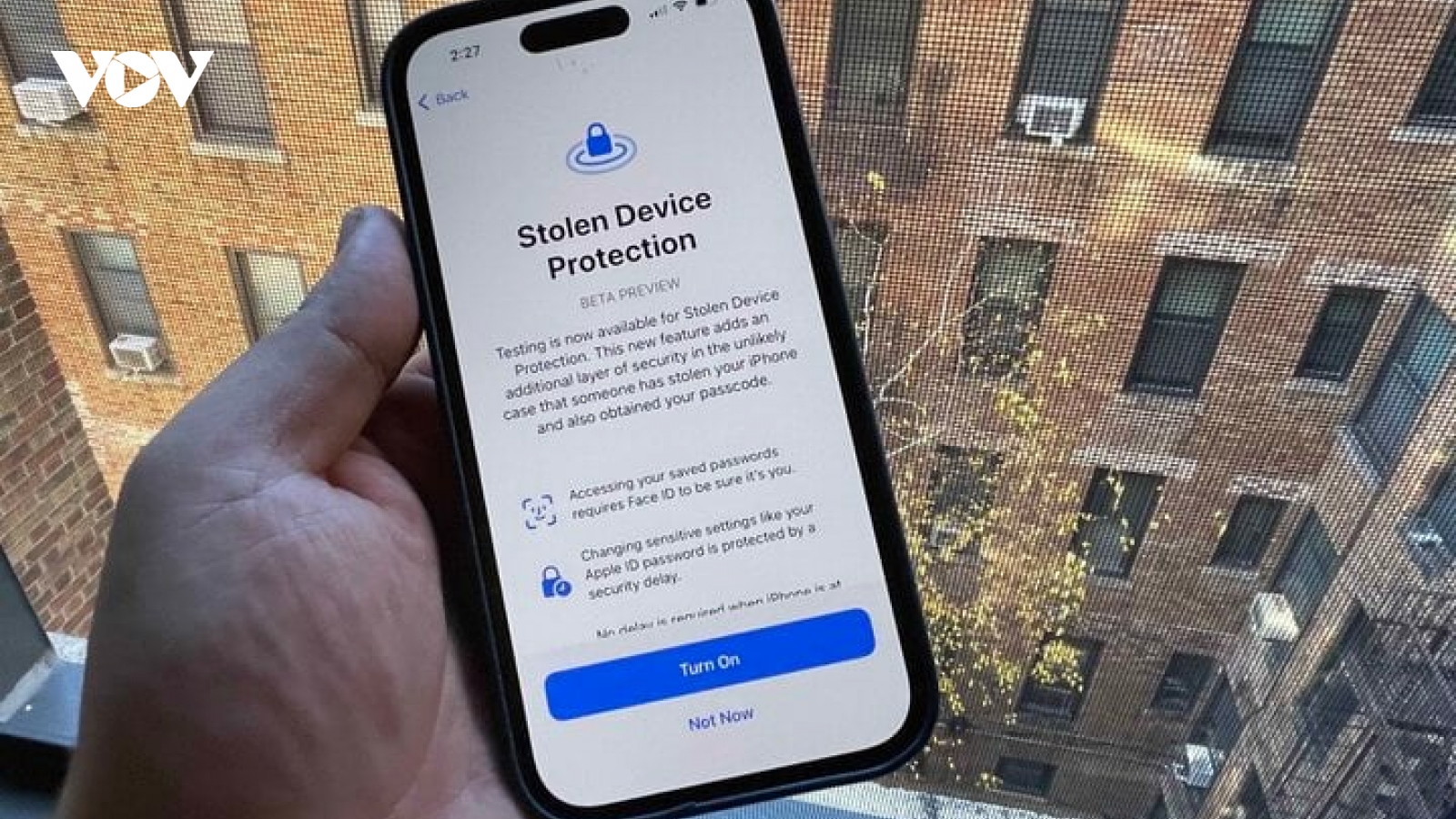 Tính năng bảo mật mới cho iPhone ngay cả khi mất mật khẩu