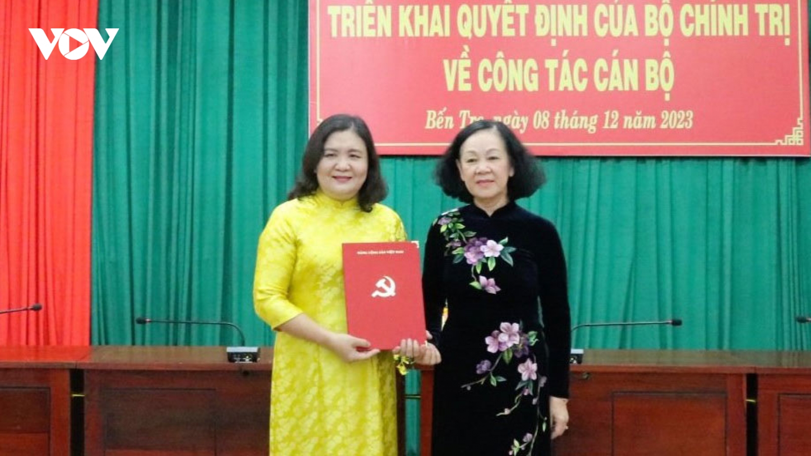 Bộ Chính trị phân công bà Hồ Thị Hoàng Yến làm Quyền Bí thư Tỉnh ủy Bến Tre