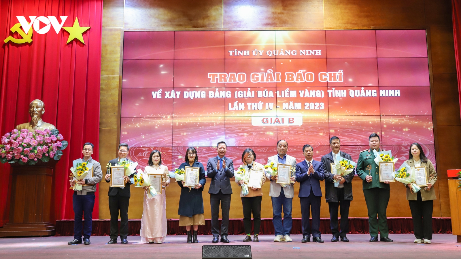 VOV Đông Bắc giành 2 giải B Giải báo chí về về Xây dựng Đảng tỉnh Quảng Ninh