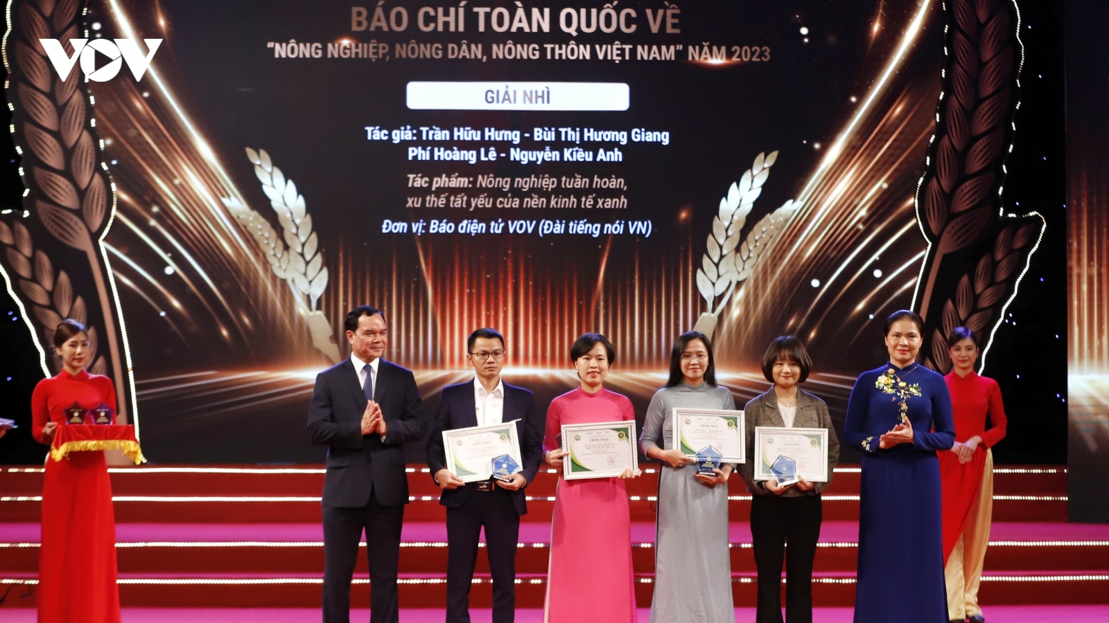 VOV đoạt giải Nhì Giải báo chí toàn quốc về “tam nông” năm 2023
