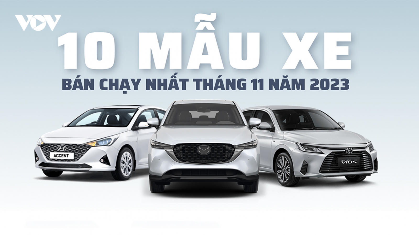 Top 10 mẫu xe bán chạy nhất tháng 11: Xe Nhật áp đảo, Toyota đóng góp 3 cái tên